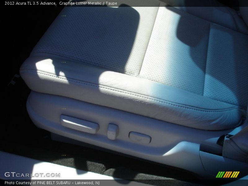 Graphite Luster Metallic / Taupe 2012 Acura TL 3.5 Advance