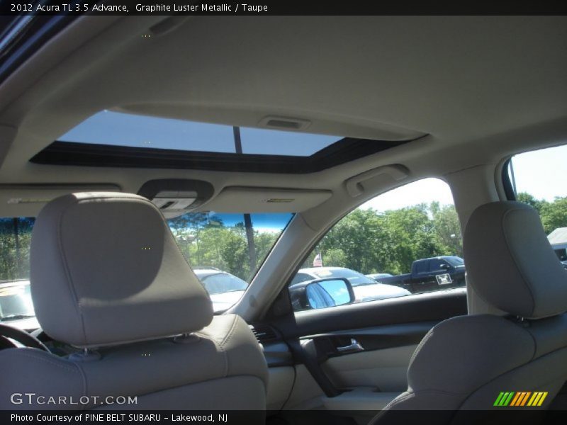 Graphite Luster Metallic / Taupe 2012 Acura TL 3.5 Advance