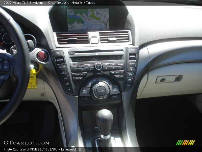 Graphite Luster Metallic / Taupe 2012 Acura TL 3.5 Advance