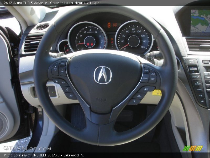 Graphite Luster Metallic / Taupe 2012 Acura TL 3.5 Advance
