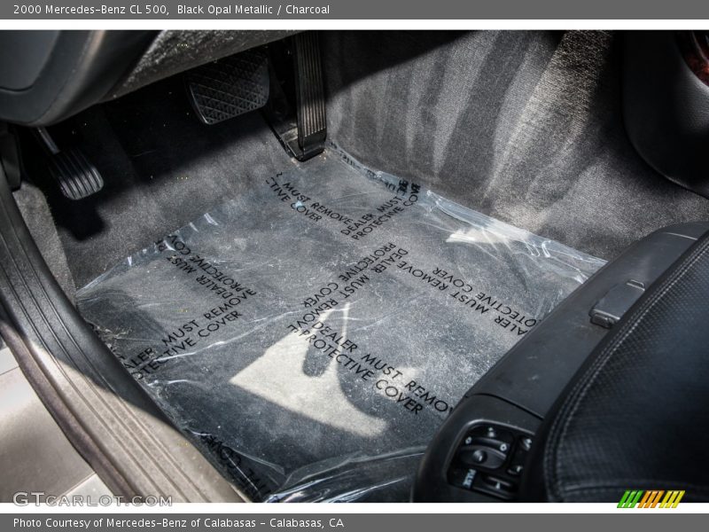 Black Opal Metallic / Charcoal 2000 Mercedes-Benz CL 500