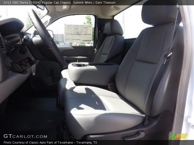 Summit White / Dark Titanium 2013 GMC Sierra 3500HD Regular Cab Chassis