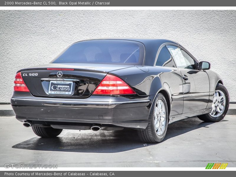 Black Opal Metallic / Charcoal 2000 Mercedes-Benz CL 500