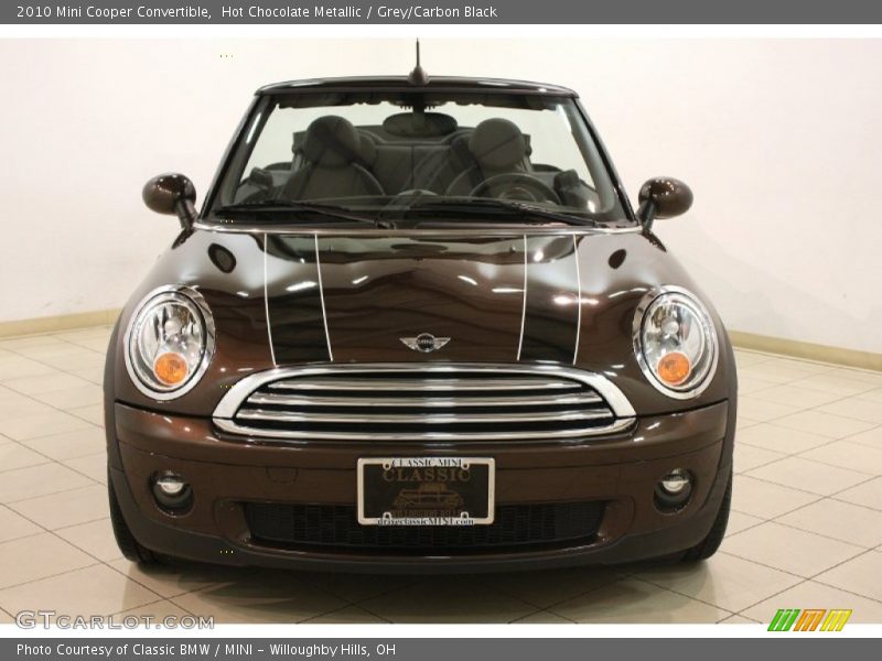 Hot Chocolate Metallic / Grey/Carbon Black 2010 Mini Cooper Convertible