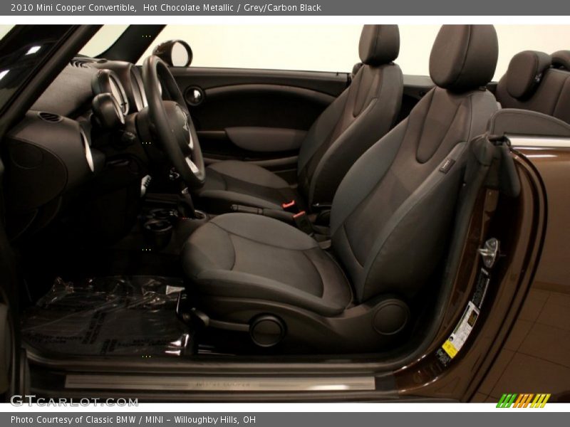 Hot Chocolate Metallic / Grey/Carbon Black 2010 Mini Cooper Convertible