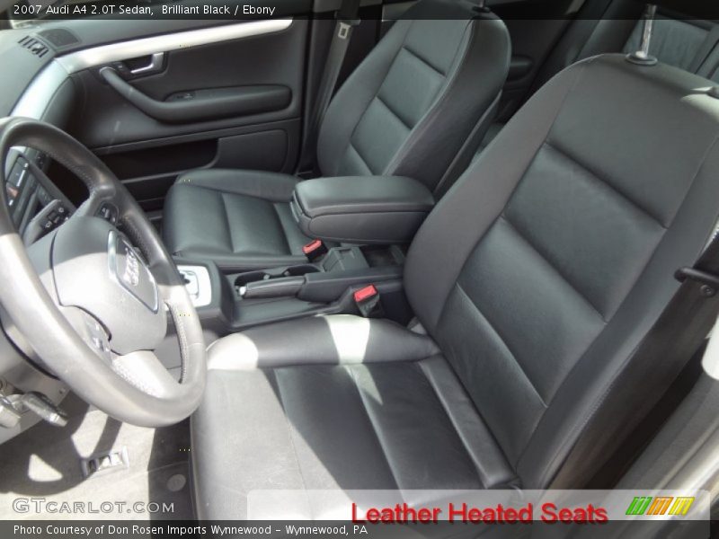 Brilliant Black / Ebony 2007 Audi A4 2.0T Sedan