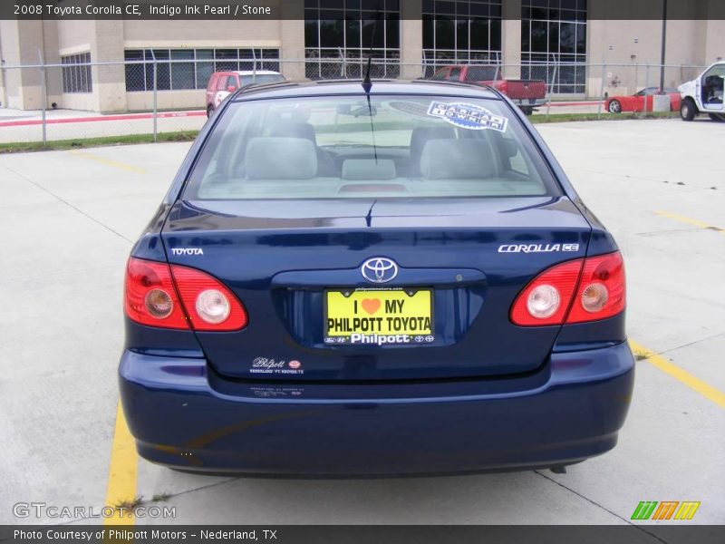 Indigo Ink Pearl / Stone 2008 Toyota Corolla CE