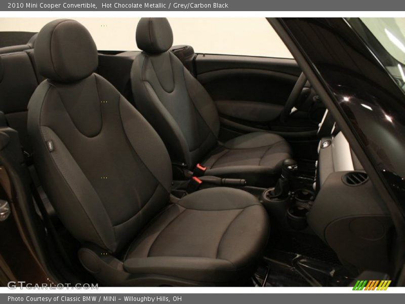 Hot Chocolate Metallic / Grey/Carbon Black 2010 Mini Cooper Convertible