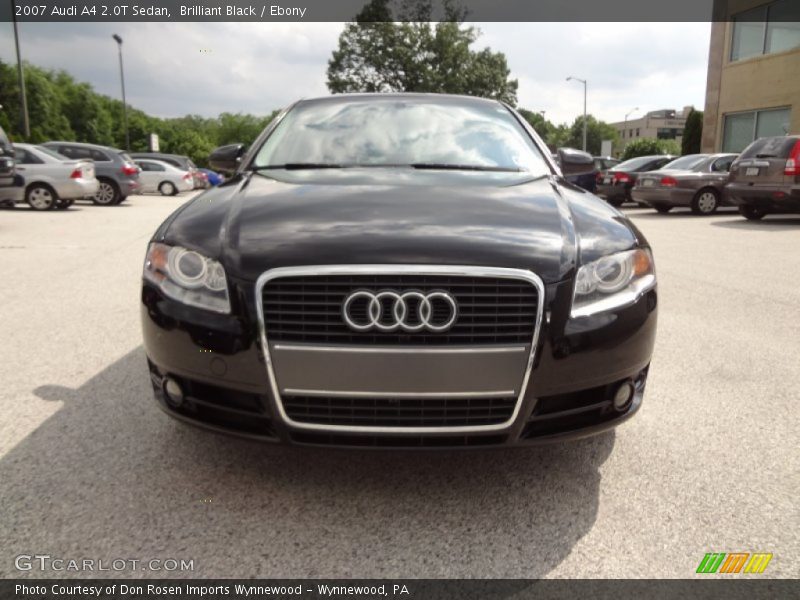 Brilliant Black / Ebony 2007 Audi A4 2.0T Sedan