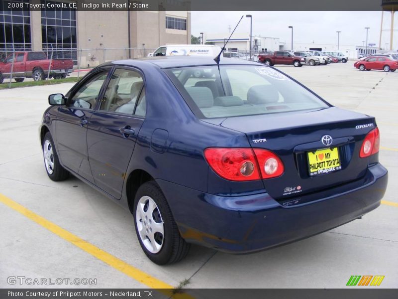 Indigo Ink Pearl / Stone 2008 Toyota Corolla CE