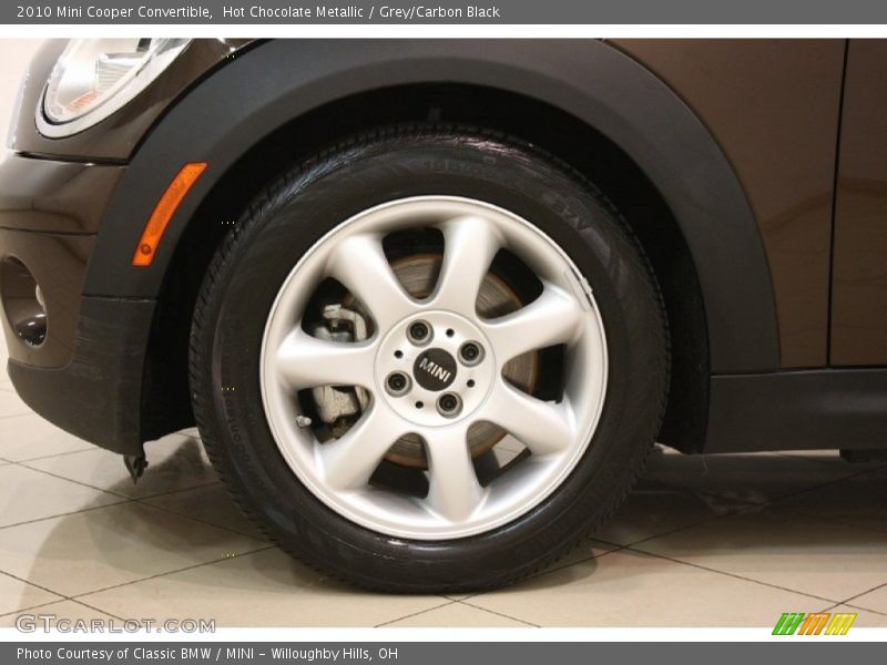 Hot Chocolate Metallic / Grey/Carbon Black 2010 Mini Cooper Convertible