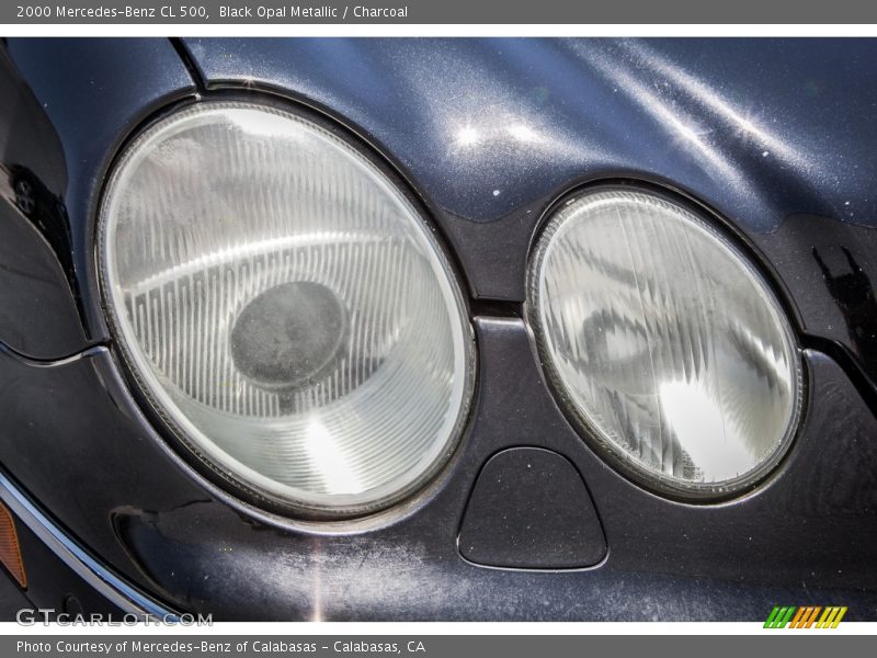 Black Opal Metallic / Charcoal 2000 Mercedes-Benz CL 500