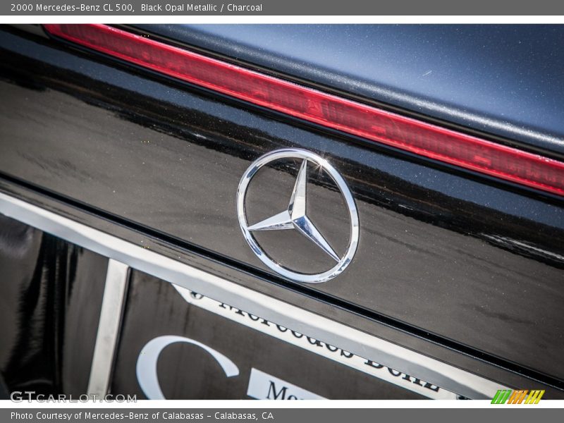 Black Opal Metallic / Charcoal 2000 Mercedes-Benz CL 500