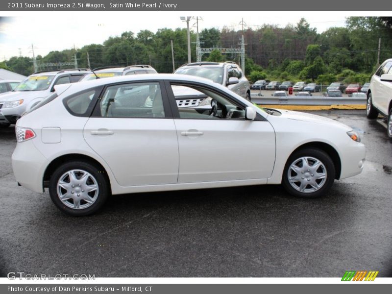 Satin White Pearl / Ivory 2011 Subaru Impreza 2.5i Wagon