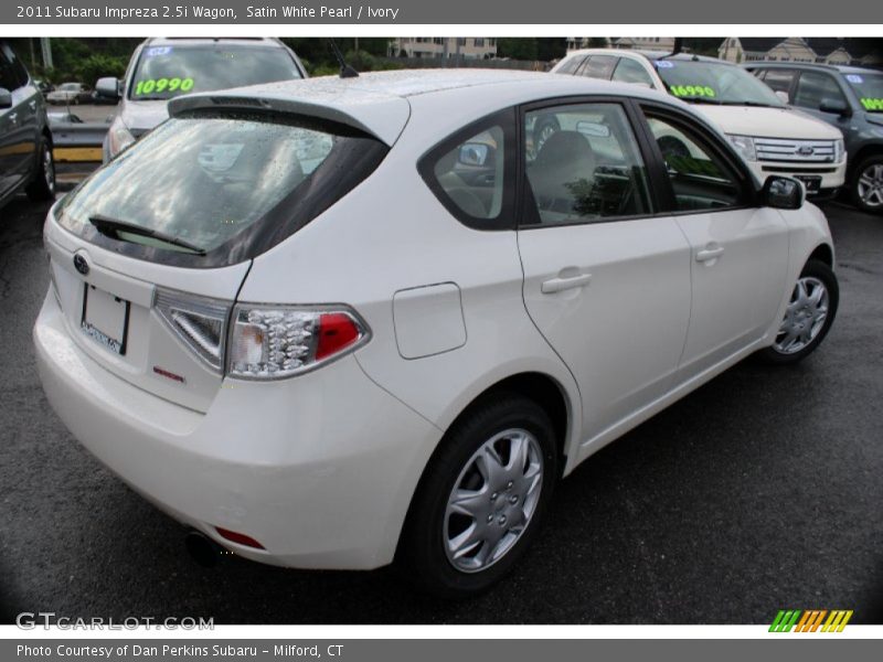 Satin White Pearl / Ivory 2011 Subaru Impreza 2.5i Wagon