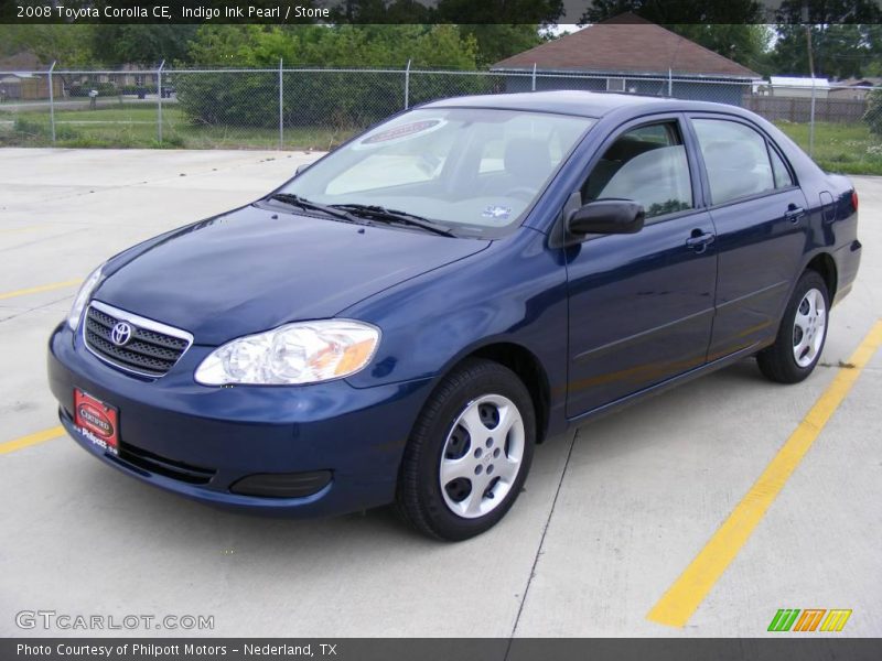 Indigo Ink Pearl / Stone 2008 Toyota Corolla CE