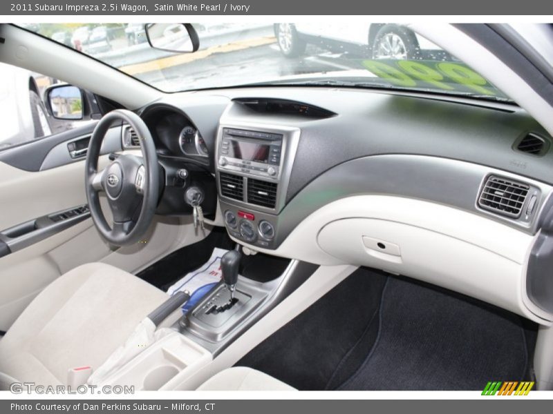 Satin White Pearl / Ivory 2011 Subaru Impreza 2.5i Wagon