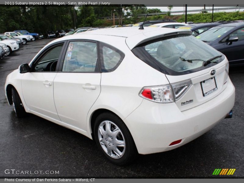 Satin White Pearl / Ivory 2011 Subaru Impreza 2.5i Wagon
