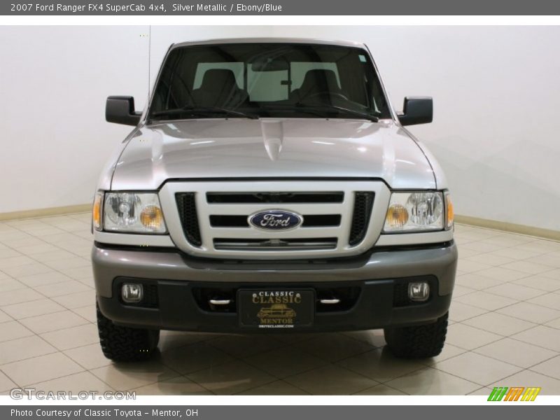 Silver Metallic / Ebony/Blue 2007 Ford Ranger FX4 SuperCab 4x4