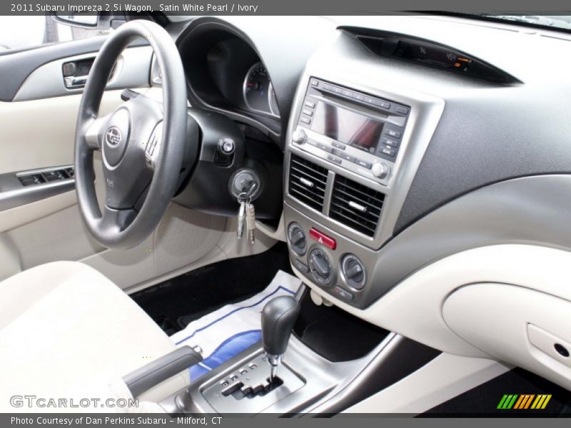 Satin White Pearl / Ivory 2011 Subaru Impreza 2.5i Wagon