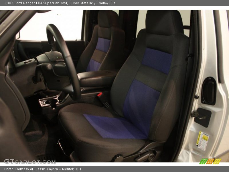 Front Seat of 2007 Ranger FX4 SuperCab 4x4