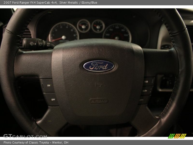Silver Metallic / Ebony/Blue 2007 Ford Ranger FX4 SuperCab 4x4