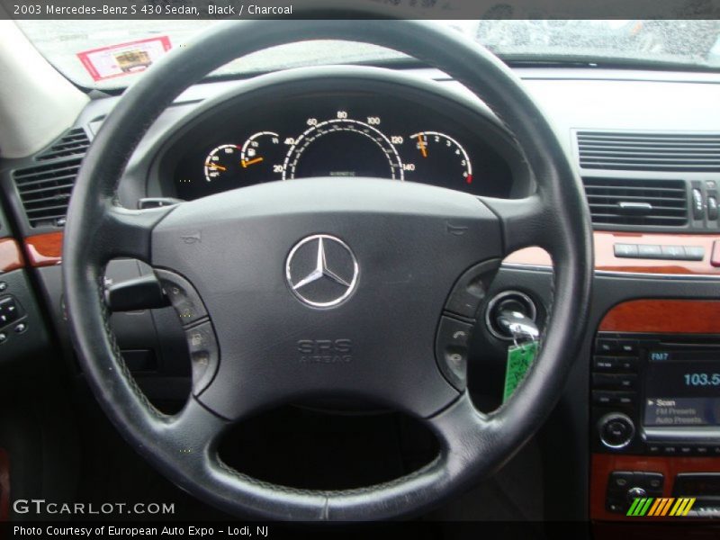 Black / Charcoal 2003 Mercedes-Benz S 430 Sedan