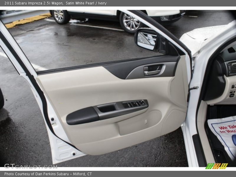 Satin White Pearl / Ivory 2011 Subaru Impreza 2.5i Wagon