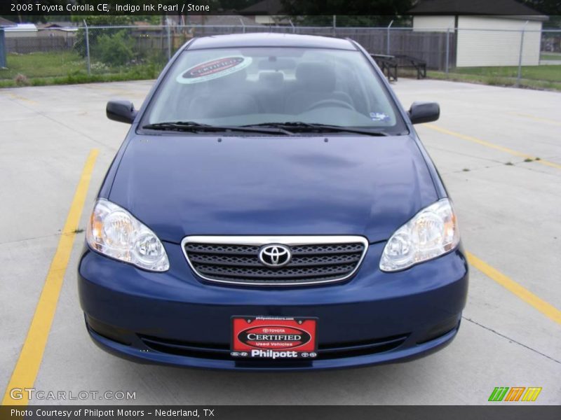 Indigo Ink Pearl / Stone 2008 Toyota Corolla CE