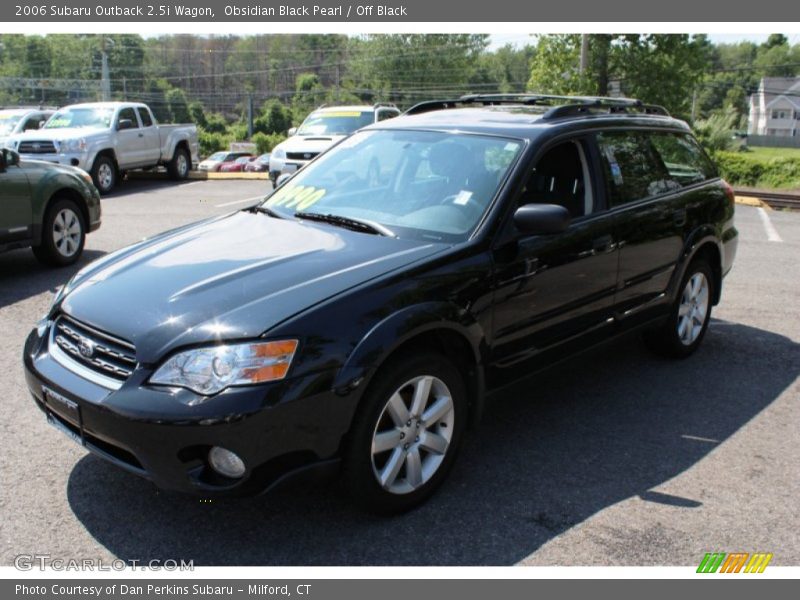 Obsidian Black Pearl / Off Black 2006 Subaru Outback 2.5i Wagon