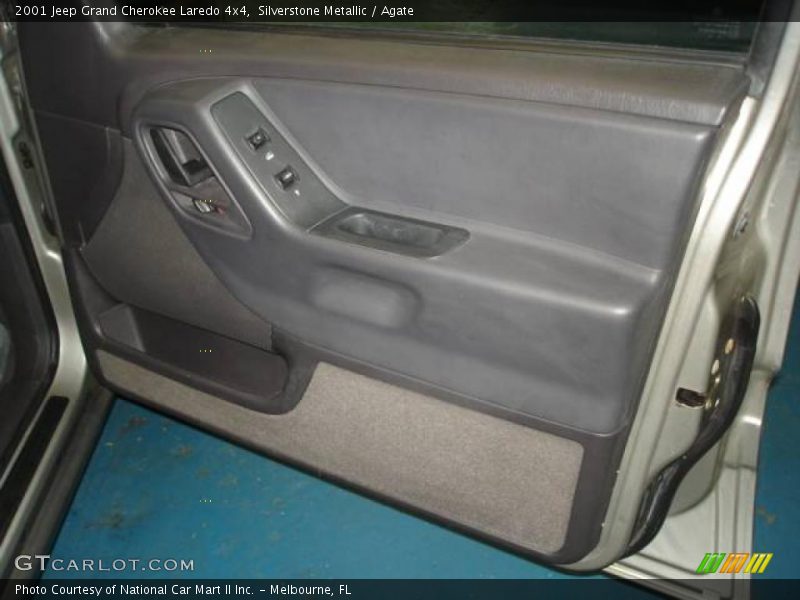 Silverstone Metallic / Agate 2001 Jeep Grand Cherokee Laredo 4x4