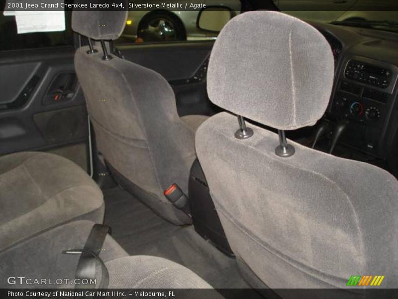 Silverstone Metallic / Agate 2001 Jeep Grand Cherokee Laredo 4x4