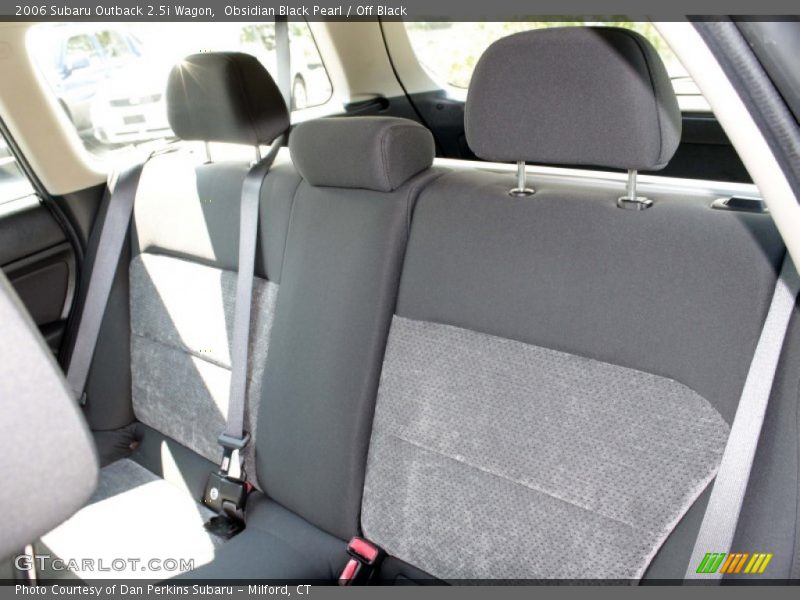 Obsidian Black Pearl / Off Black 2006 Subaru Outback 2.5i Wagon