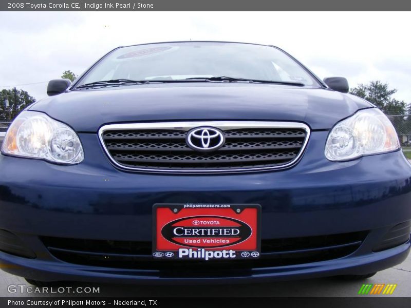 Indigo Ink Pearl / Stone 2008 Toyota Corolla CE