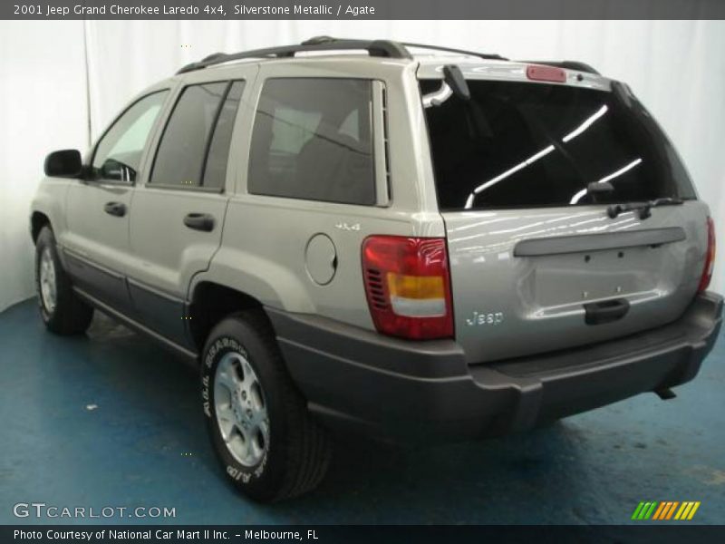 Silverstone Metallic / Agate 2001 Jeep Grand Cherokee Laredo 4x4