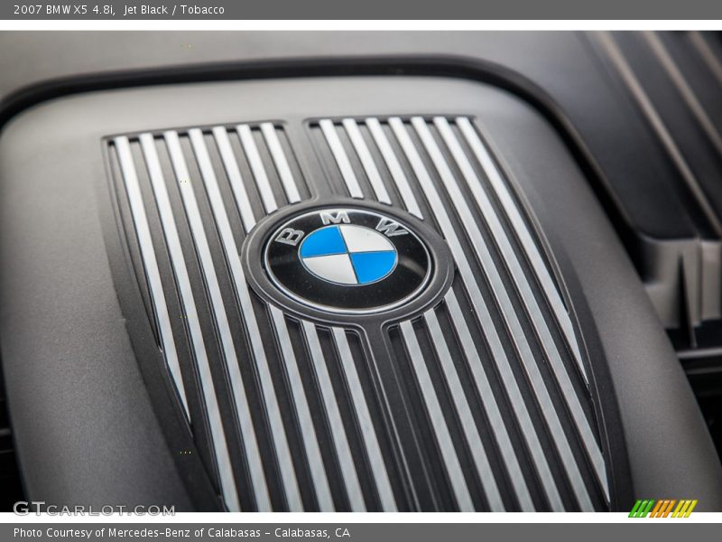 Jet Black / Tobacco 2007 BMW X5 4.8i