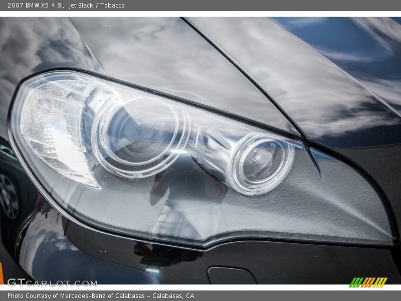 Jet Black / Tobacco 2007 BMW X5 4.8i