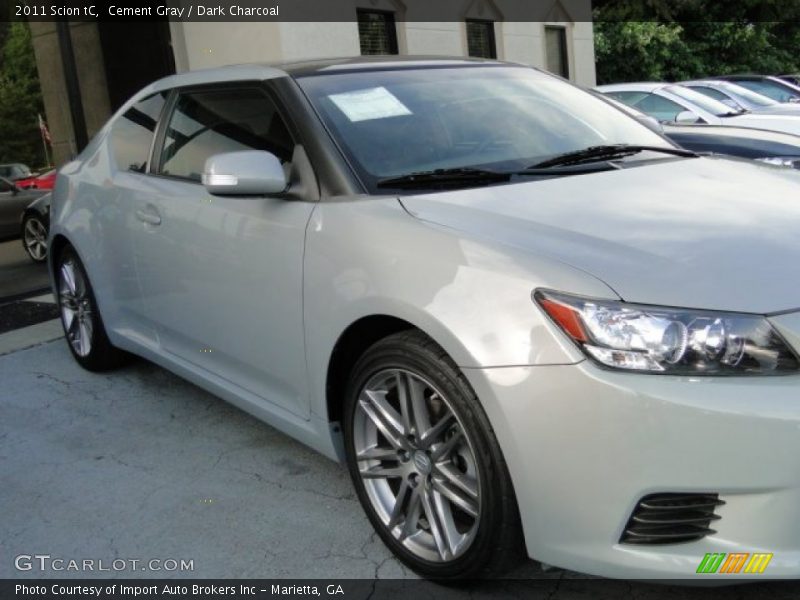 Cement Gray / Dark Charcoal 2011 Scion tC