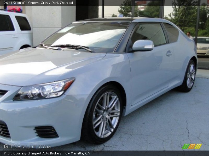 Cement Gray / Dark Charcoal 2011 Scion tC