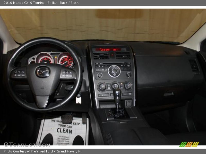 Brilliant Black / Black 2010 Mazda CX-9 Touring