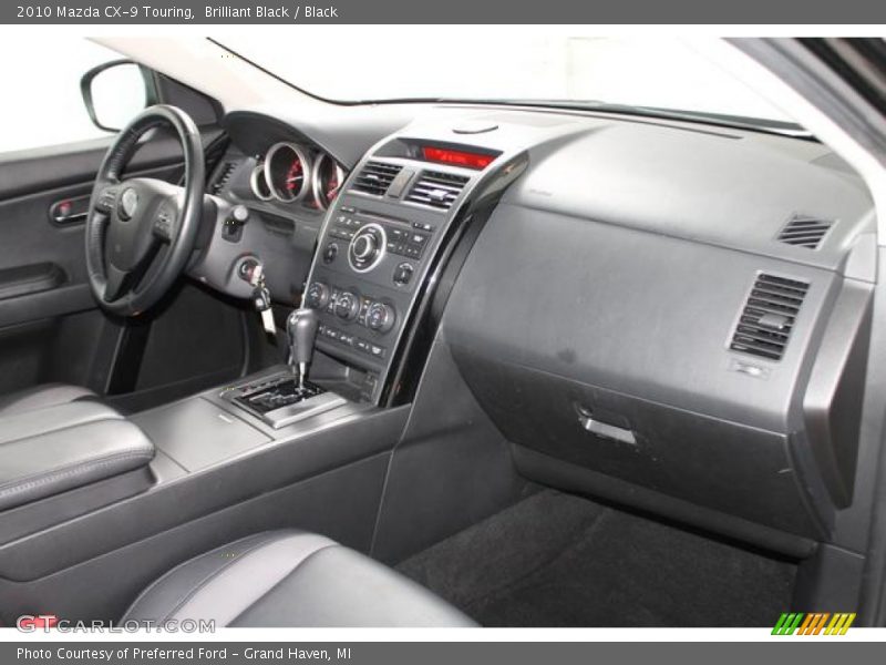 Brilliant Black / Black 2010 Mazda CX-9 Touring