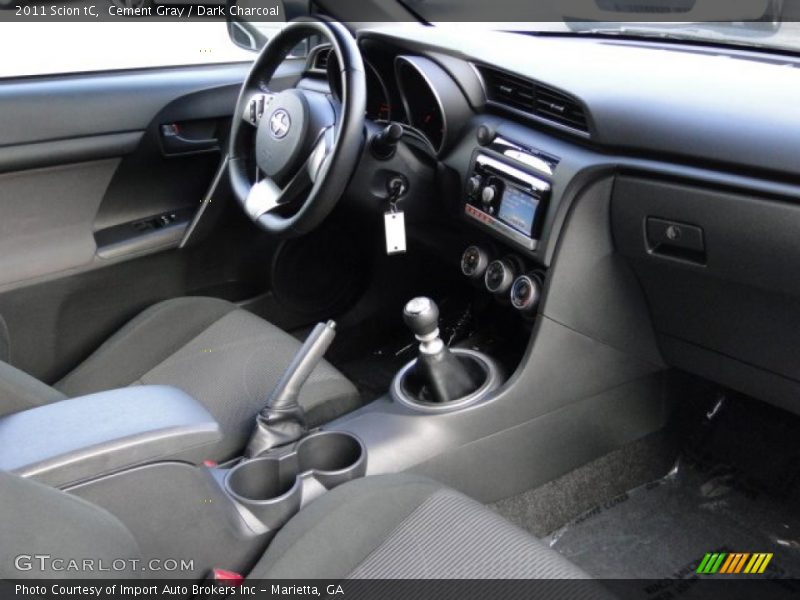 Cement Gray / Dark Charcoal 2011 Scion tC