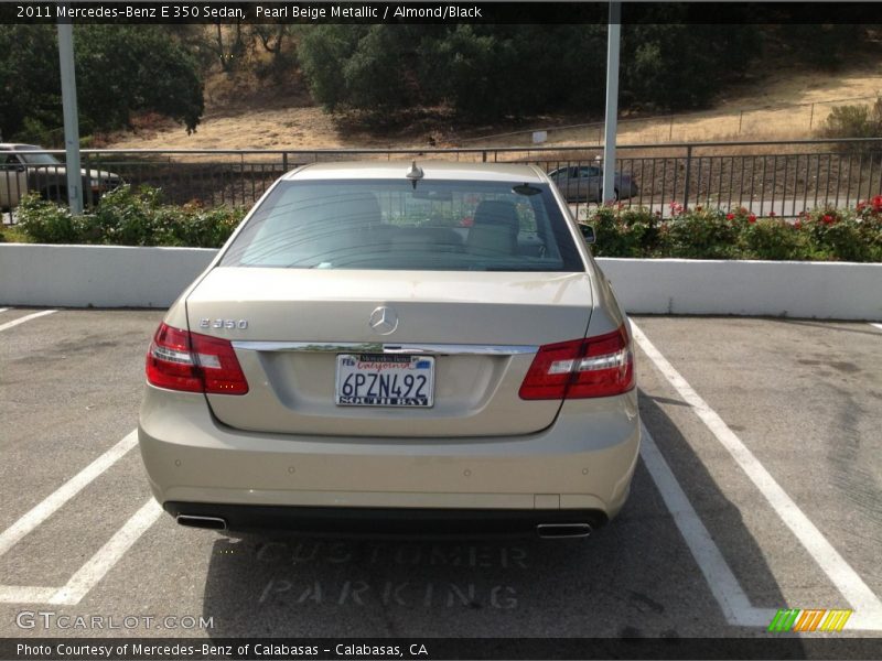 Pearl Beige Metallic / Almond/Black 2011 Mercedes-Benz E 350 Sedan