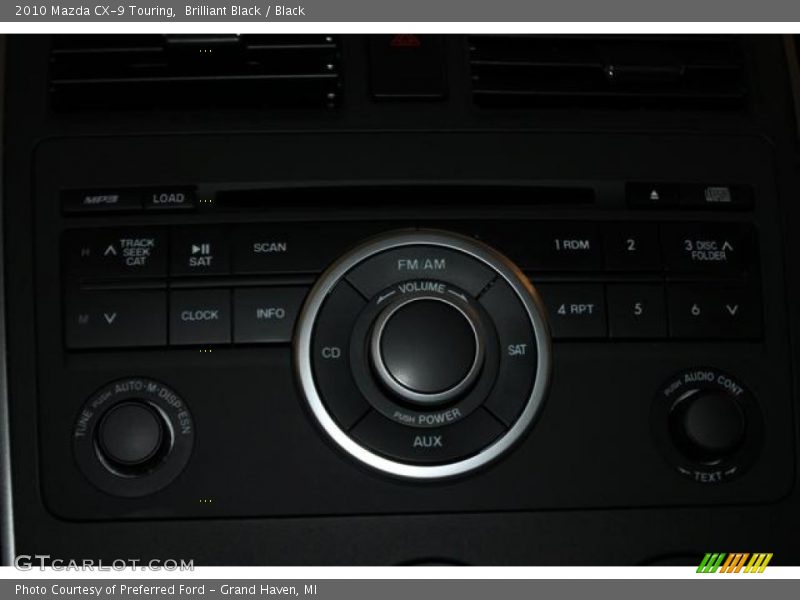 Brilliant Black / Black 2010 Mazda CX-9 Touring