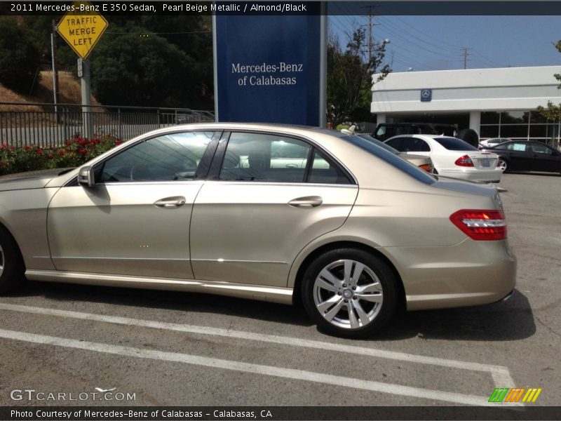 Pearl Beige Metallic / Almond/Black 2011 Mercedes-Benz E 350 Sedan