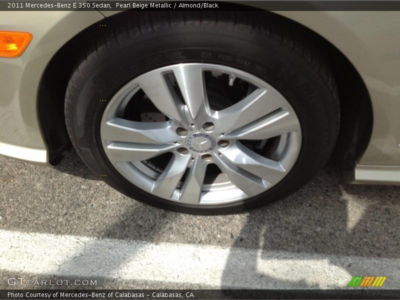 Pearl Beige Metallic / Almond/Black 2011 Mercedes-Benz E 350 Sedan