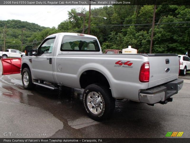  2008 F350 Super Duty XL Regular Cab 4x4 Plow Truck Silver Metallic