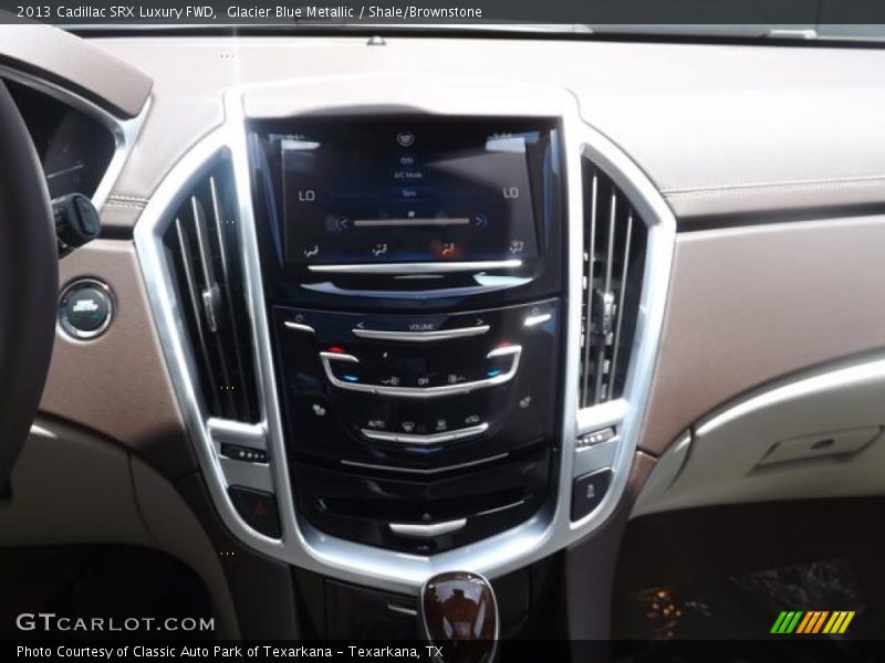 Glacier Blue Metallic / Shale/Brownstone 2013 Cadillac SRX Luxury FWD