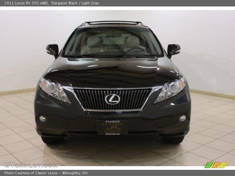 Stargazer Black / Light Gray 2011 Lexus RX 350 AWD