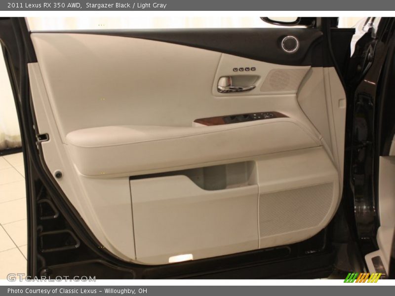 Stargazer Black / Light Gray 2011 Lexus RX 350 AWD